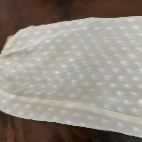 Daniel rain cream with tribal print peasant top size L - Picture 8 of 8